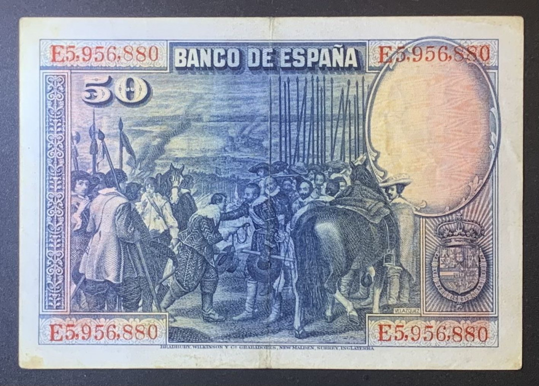 紫瑗钱币—微拍第120期—纸币场 西班牙 德国 早期纸币 2枚一组 大票幅