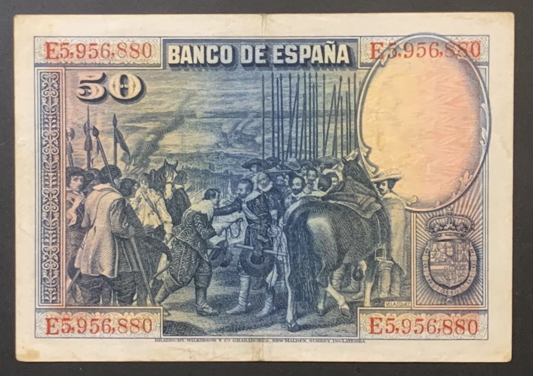 紫瑗钱币—微拍第120期—纸币场 西班牙 德国 早期纸币 2枚一组 大票幅