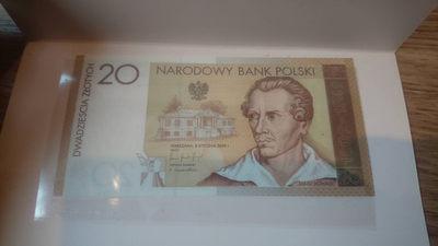 【囧羊收藏】精选微拍第六期~世界各国钱币场（陆续新增上架） 2009年波兰20兹罗提 纪念钞带原装册