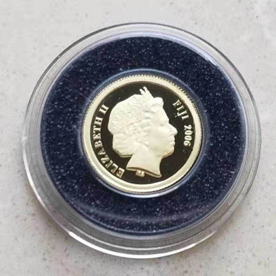 【随心拍&Getcoins】钱币拍卖第七十六期～ 斐济2006年智利复活节岛小金币 