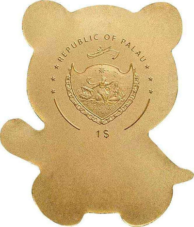 【随心拍&Getcoins】钱币拍卖第七十六期～ 帕劳大熊猫小金币