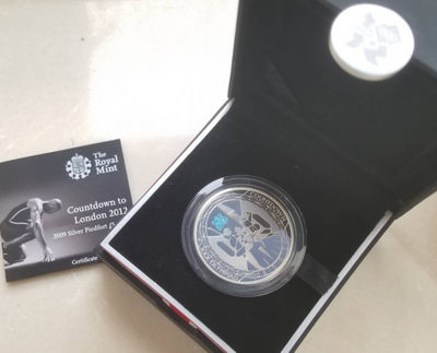 【随心拍&Getcoins】钱币拍卖第七十六期～ 英国2012年伦敦奥运倒计时加厚银币