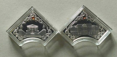 【随心拍&Getcoins】钱币拍卖第七十六期～ 纽埃2012年沙俄皇室宫殿异形组合银币5枚 