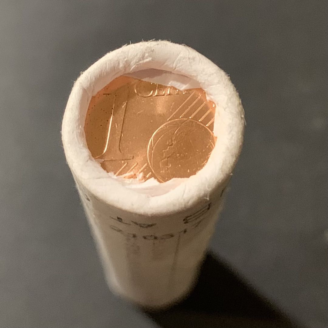 紫瑗钱币—微拍第121期  奥地利 2017年 欧元 1分 整卷50枚 UNC