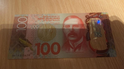 【囧羊收藏】精选微拍第六期~世界各国钱币场（陆续新增上架） 2016年新西兰100元塑料钞首发AA冠 罕见