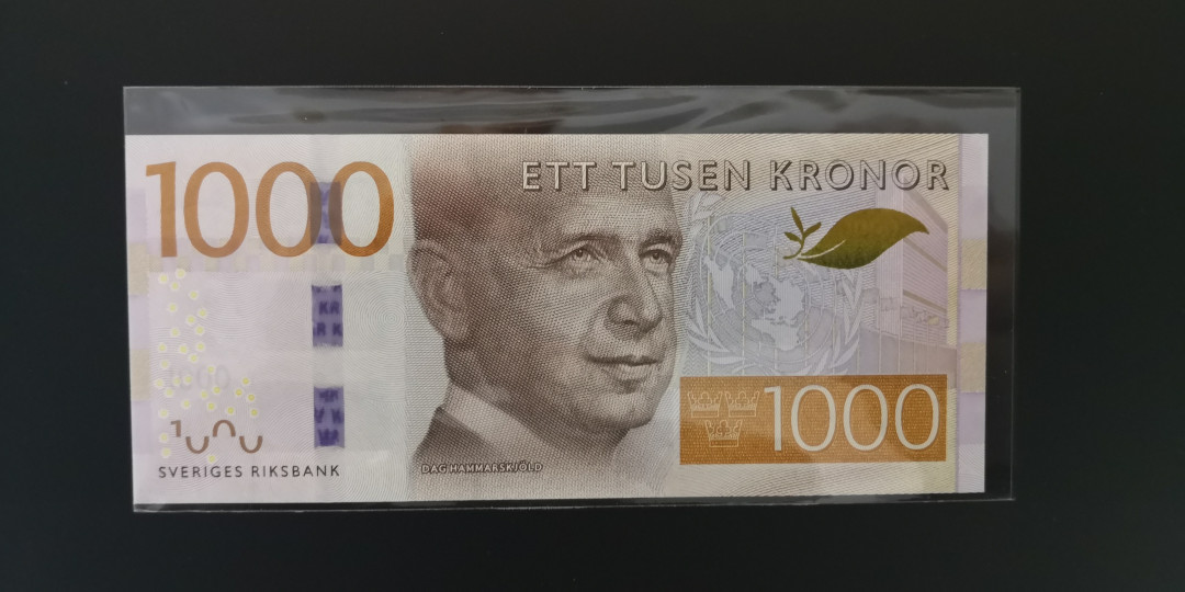 《张总收藏》第七期——套币风暴 瑞典1000克朗  全新UNC绝中绝