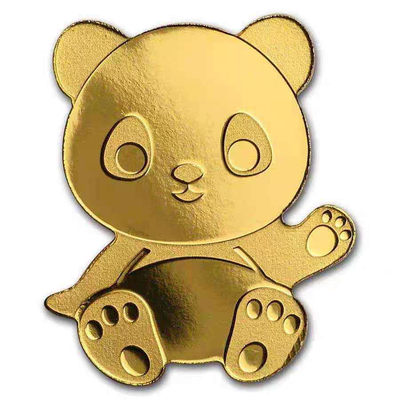 【随心拍&Getcoins】钱币拍卖第七十六期～ 帕劳大熊猫小金币