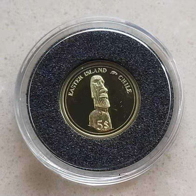 【随心拍&Getcoins】钱币拍卖第七十六期～ 斐济2006年智利复活节岛小金币 