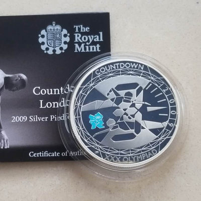 【随心拍&Getcoins】钱币拍卖第七十六期～ 英国2012年伦敦奥运倒计时加厚银币