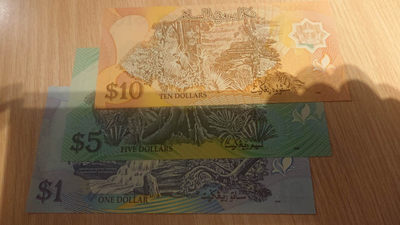 【囧羊收藏】精选微拍第六期~世界各国钱币场（陆续新增上架） 1996文莱1+2002文莱5+1998文莱10元塑料钞 全新绝品