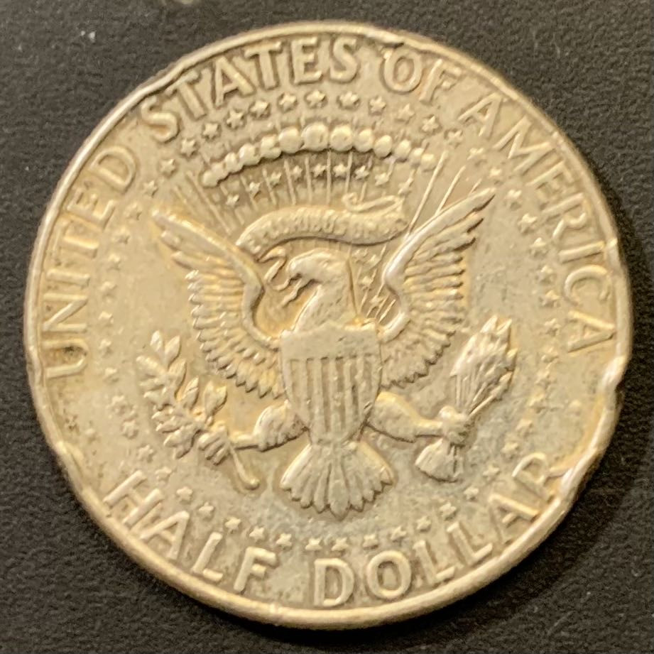 紫瑗钱币—微拍第121期  美国 1964年 肯尼迪 50美分 12.5克 0.9银 差品