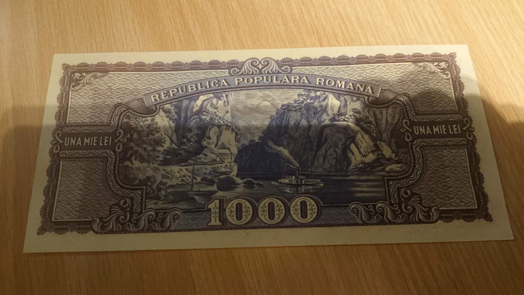 【囧羊收藏】精选微拍第六期~世界各国钱币场（陆续新增上架） 1950年罗马尼亚1000列伊 全新UNC绝品