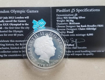 【随心拍&Getcoins】钱币拍卖第七十六期～ 英国2012年伦敦奥运倒计时加厚银币