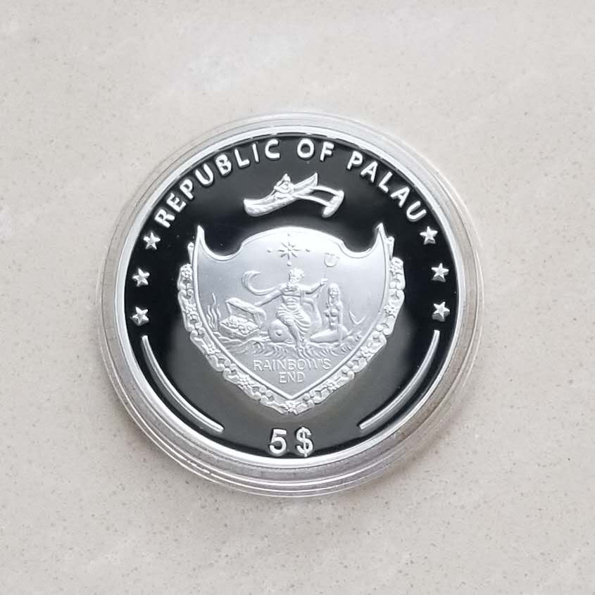 【随心拍&Getcoins】钱币拍卖第七十六期～ 帕劳2010年布萨科战役200周年彩色纪念银币