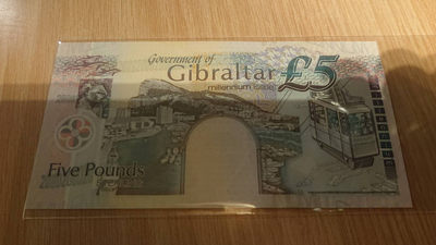 【囧羊收藏】精选微拍第六期~世界各国钱币场（陆续新增上架） 2000年直布罗陀5镑 千禧年纪念钞 全新UNC绝品