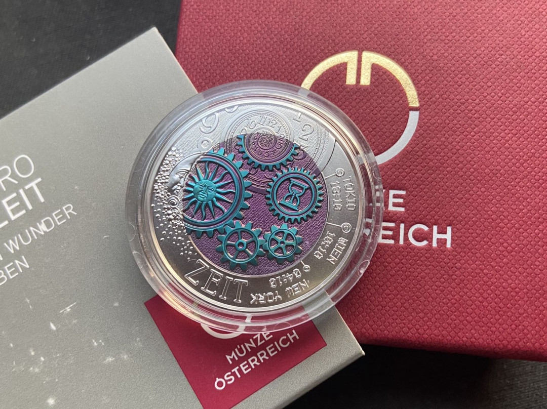 【币观天下】第130场钱币拍卖～ 【奥地利】【获奖币】银铌系列时间银币