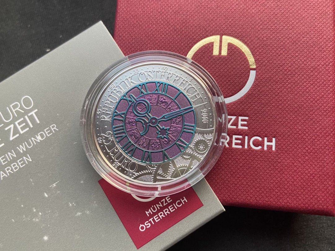 【币观天下】第130场钱币拍卖～ 【奥地利】【获奖币】银铌系列时间银币