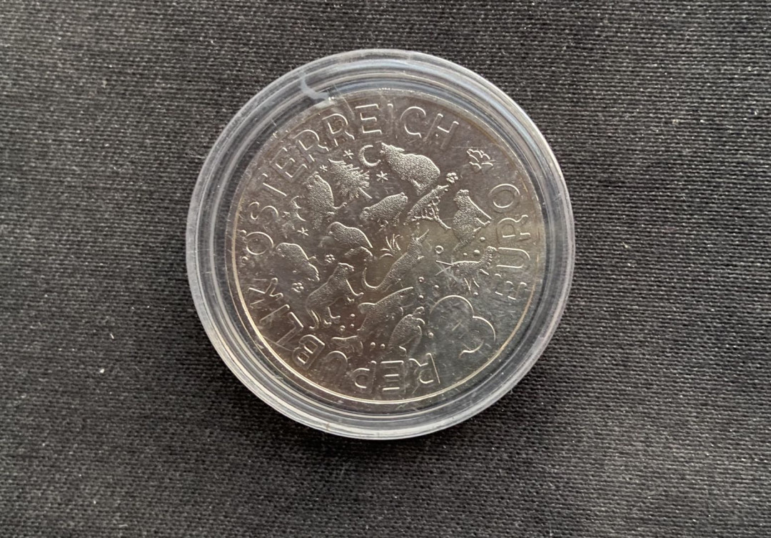 【币观天下】第130场钱币拍卖～ 【奥地利】夜光动物系列第一枚蝙蝠