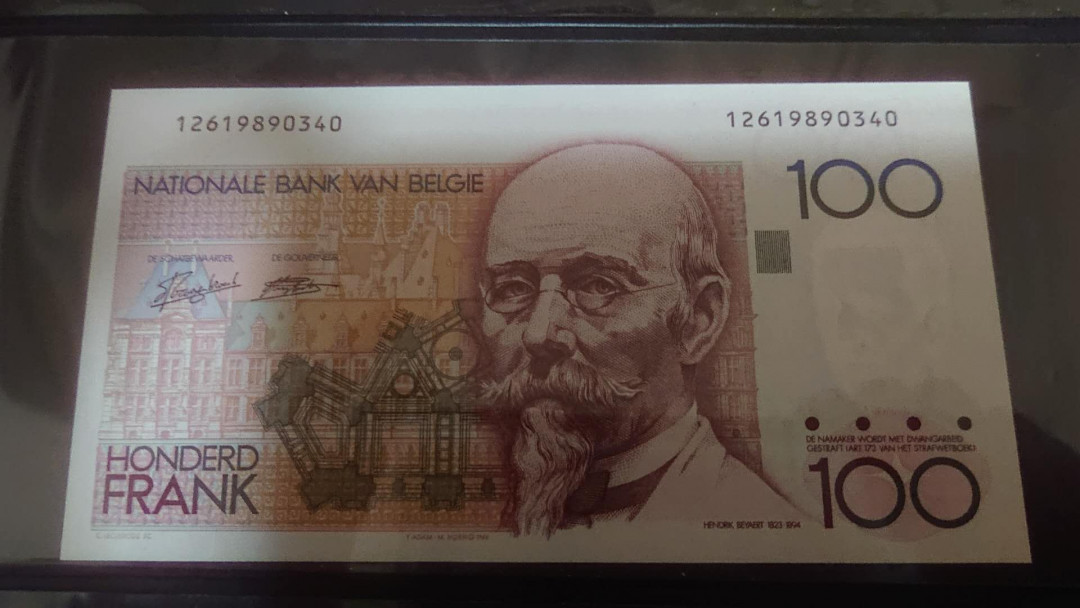 【囧羊收藏】精选微拍第六期~世界各国钱币场（陆续新增上架） 比利时100法郎 全新UNC绝品