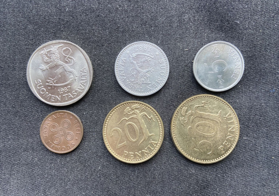 【币观天下】第130场钱币拍卖～ 芬兰流通币6枚