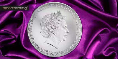 【随心拍&Getcoins】钱币拍卖第七十七期～ 库克2016年女王90诞辰3盎司特大银币