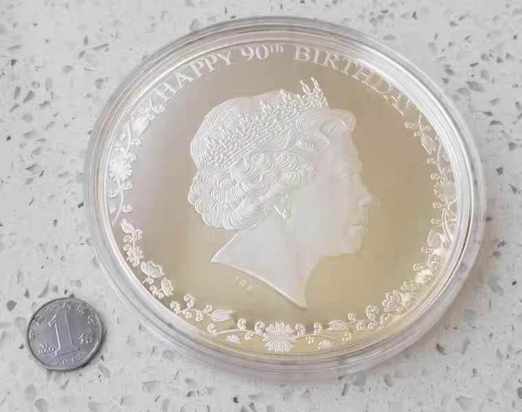 【随心拍&Getcoins】钱币拍卖第七十七期～ 库克2016年女王90诞辰3盎司特大银币