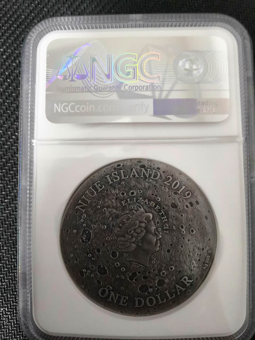【随心拍&Getcoins】钱币拍卖第七十七期～ 哥白尼月球陨石1盎司银币