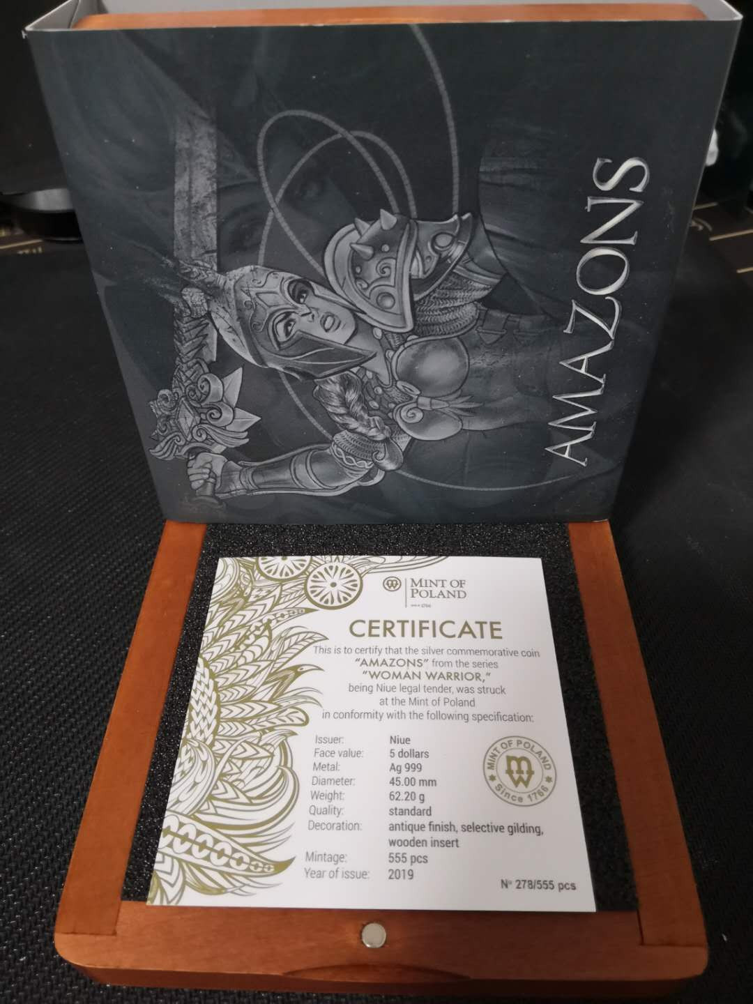 【随心拍&Getcoins】钱币拍卖第七十七期～ 亚马逊女战士系列第一枚2盎司银币