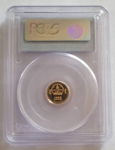 【随心拍&Getcoins】钱币拍卖第七十七期～ 蒙古2008年肖邦1/25盎司金币PCGS评级币