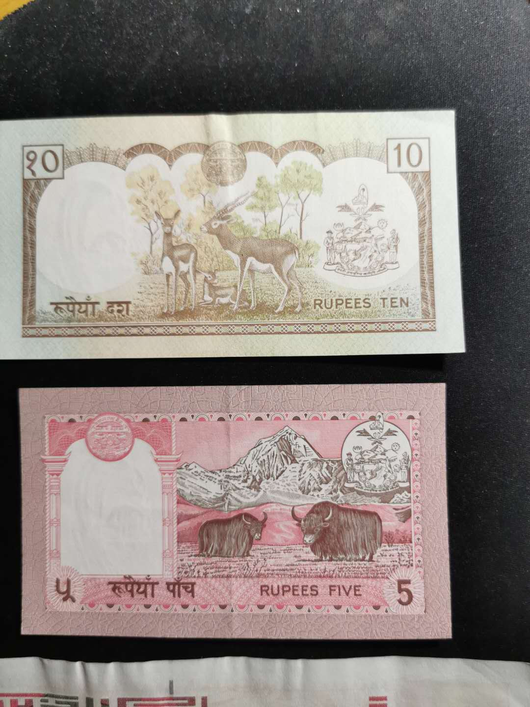 【鲸贝乐淘】千字文·第“策功茂实，勒碑刻铭”号拍卖 【外钞4张】尼泊尔，流通品，南斯拉夫AUNC 