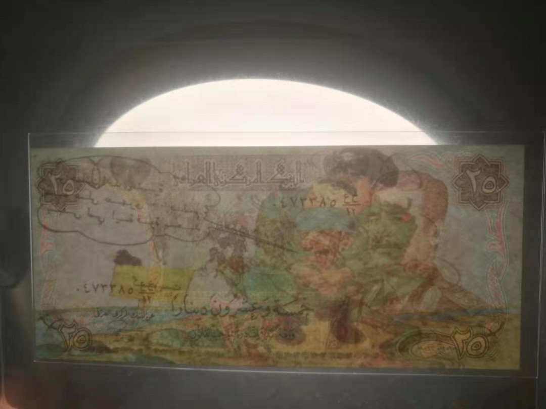 【鲸贝乐淘·外币】千字文·第“世禄侈富，车驾肥轻”号拍卖 【伊拉克🇮🇶 劝降券】海湾战争时期，美军在伊拉克劝降券，安全通行证，全新全品UNC 