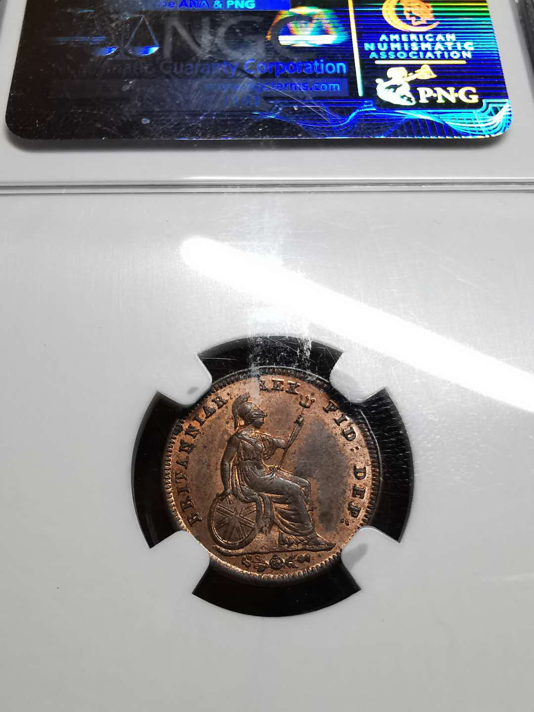 凡希社世界钱币微拍第一百四十二期 1835英国威四1/3便士NGC-MS64