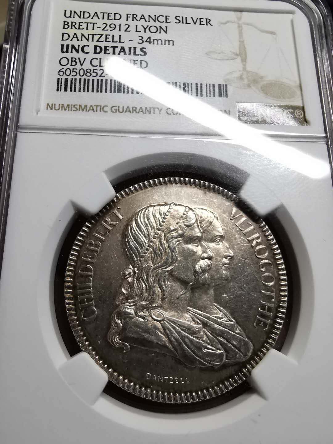 凡希社世界钱币微拍第一百四十二期 法国里昂银章NGC-UNCD