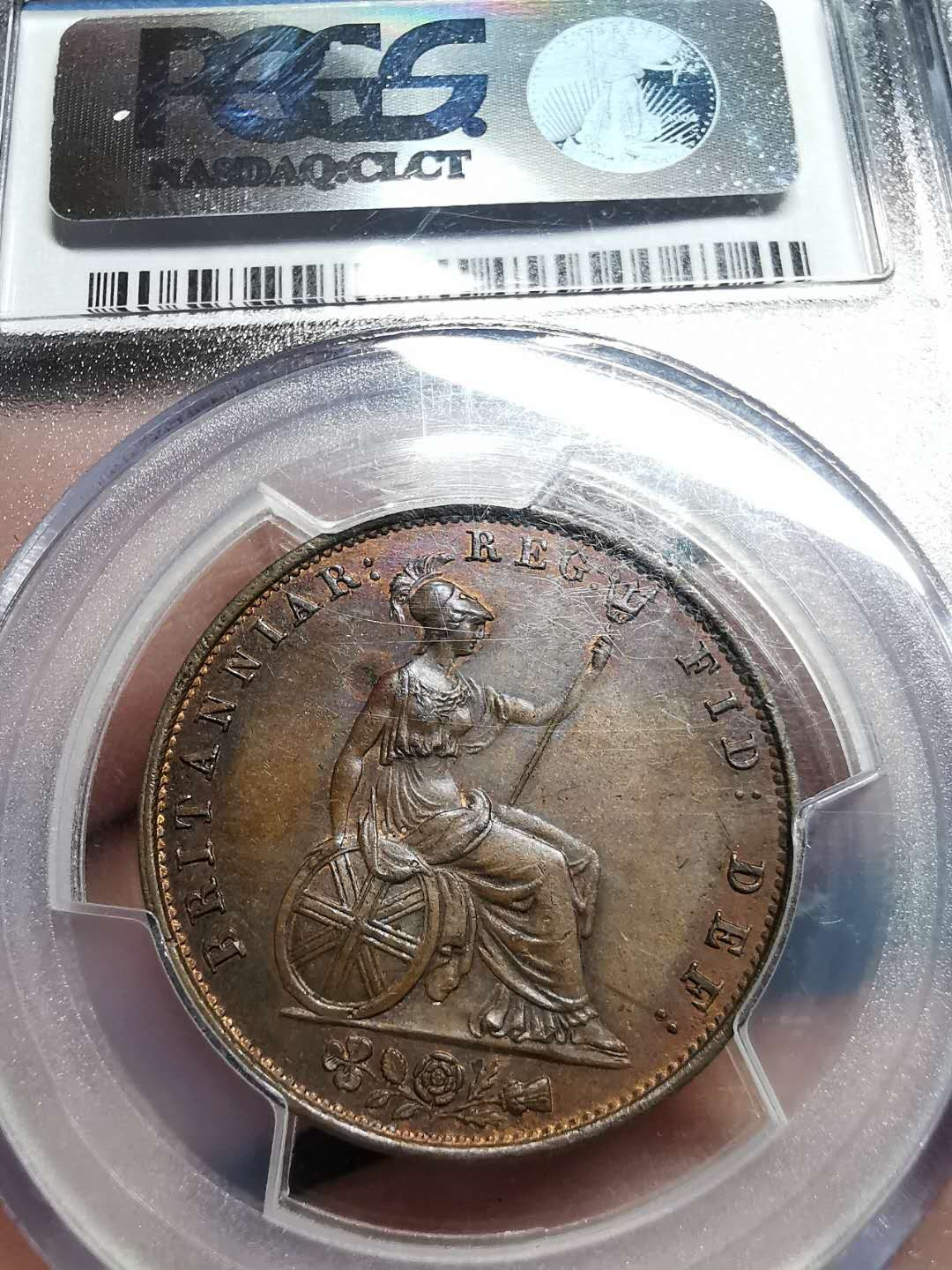 凡希社世界钱币微拍第一百四十二期 1853英国小维1/2便士PCGS-MS64