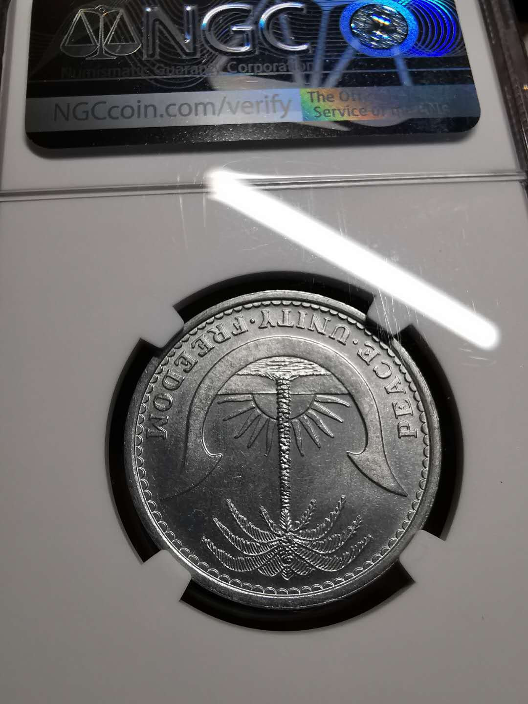 凡希社世界钱币微拍第一百四十二期 1969比夫拉2.5先令NGC-MS64