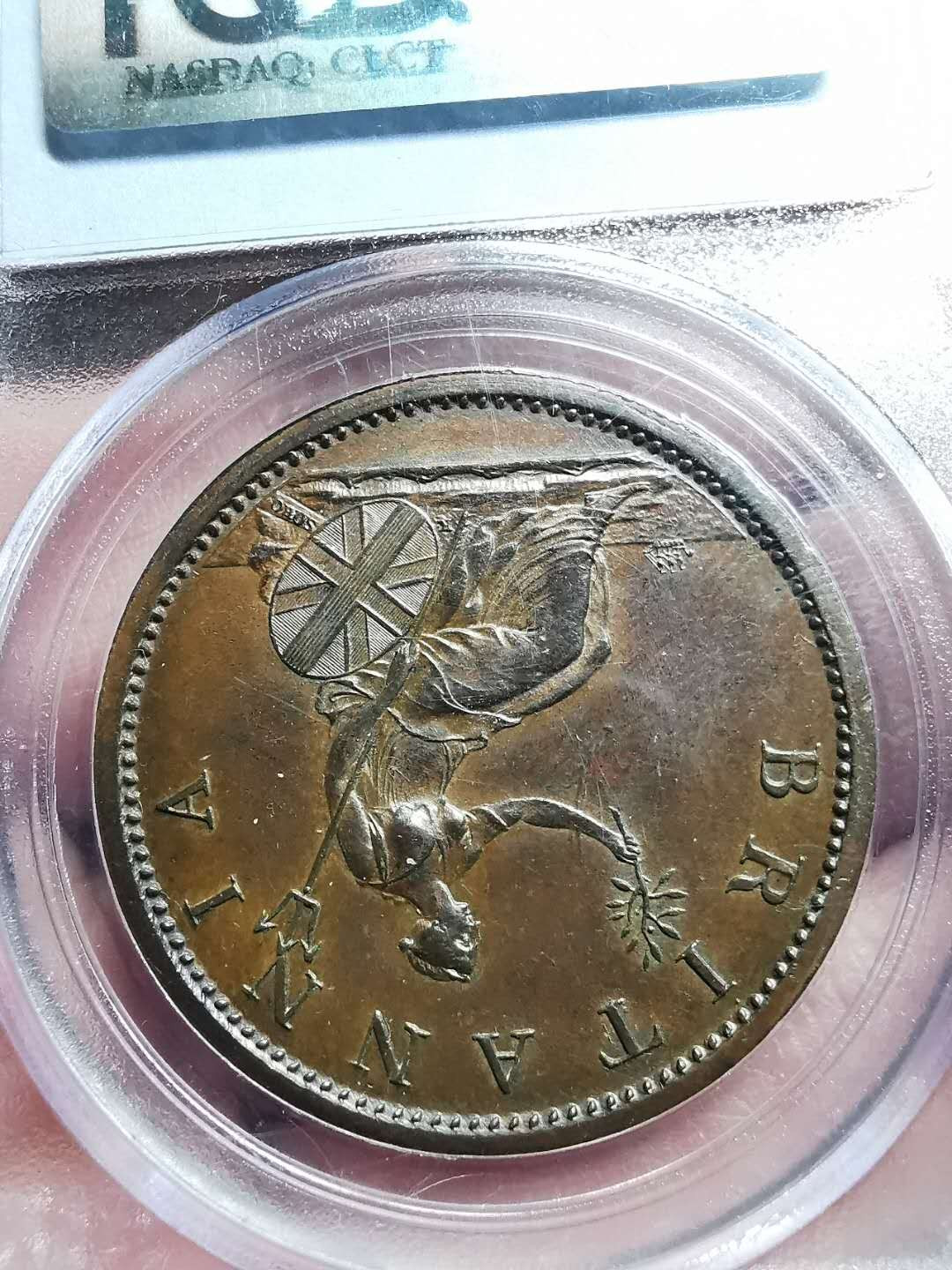 凡希社世界钱币微拍第一百四十二期 1806英国乔三便士大铜PCGS-MS62 SOHO铸造！