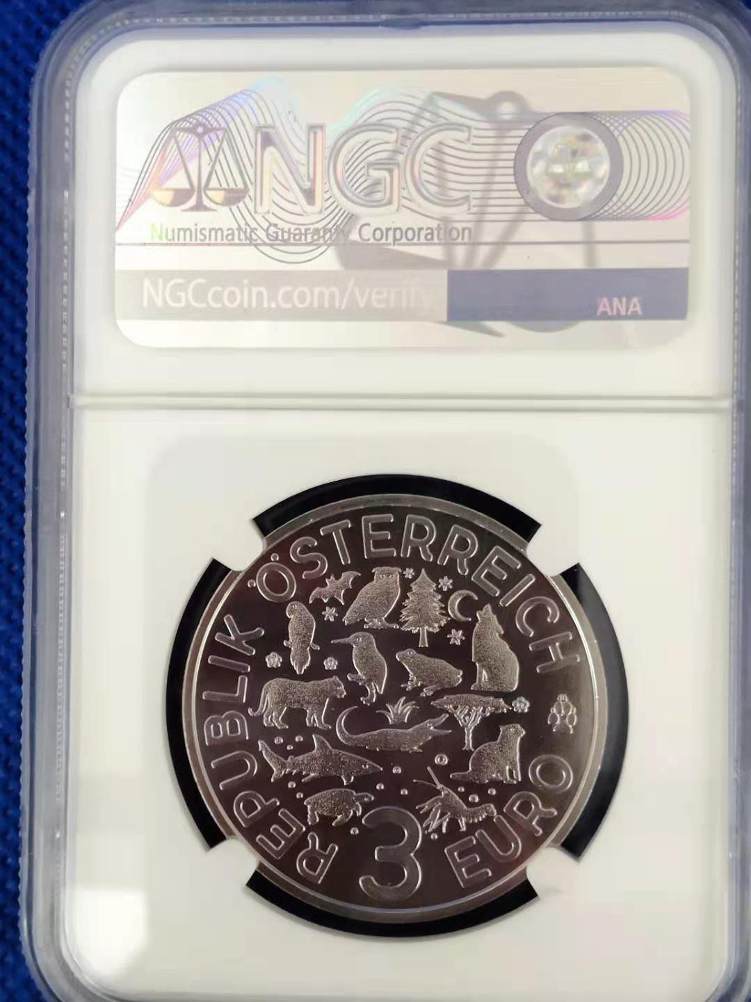 【随心拍&Getcoins】钱币拍卖第七十八期～ 奥地利夜光生物--青蛙