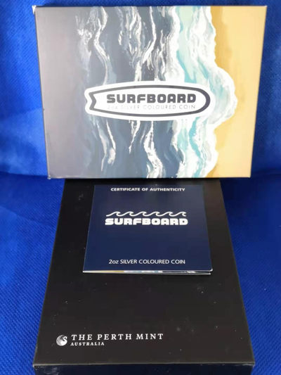 【随心拍&Getcoins】钱币拍卖第七十八期～ 澳大利亚冲浪板银币