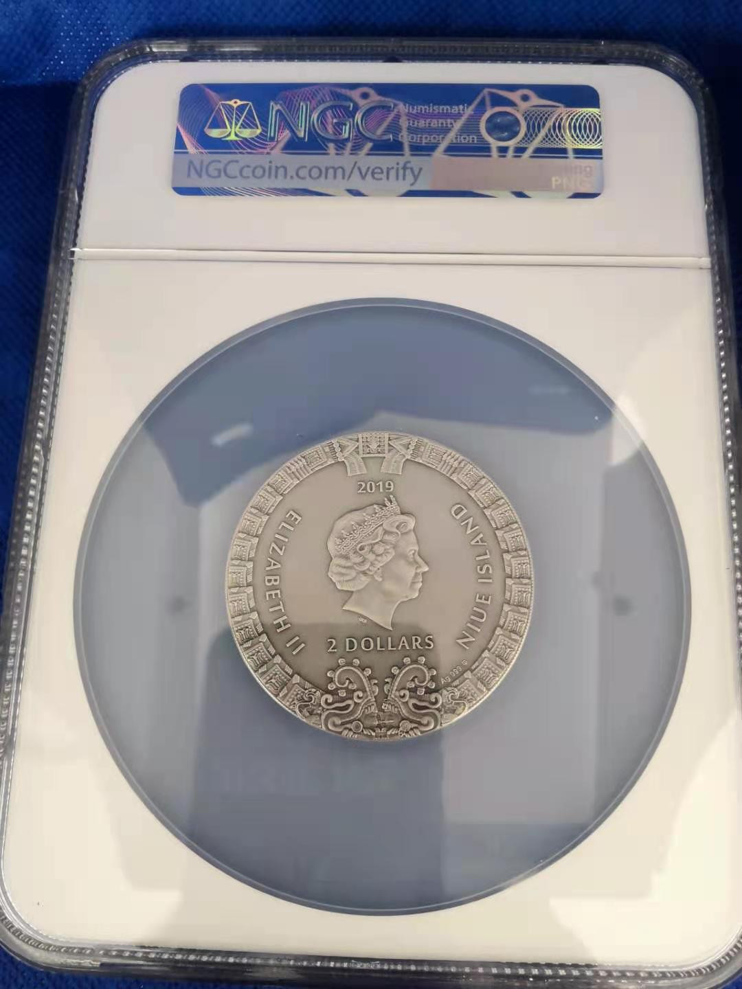 【随心拍&Getcoins】钱币拍卖第七十八期～ 阿兹台克2盎司银币