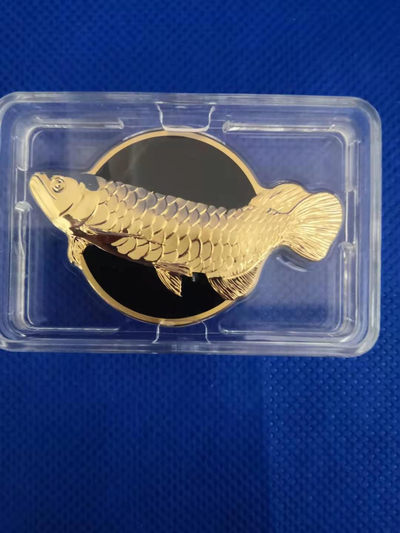 【随心拍&Getcoins】钱币拍卖第七十八期～ 帕劳2019年金龙鱼2盎司银币 高浮雕珐琅镀金工艺