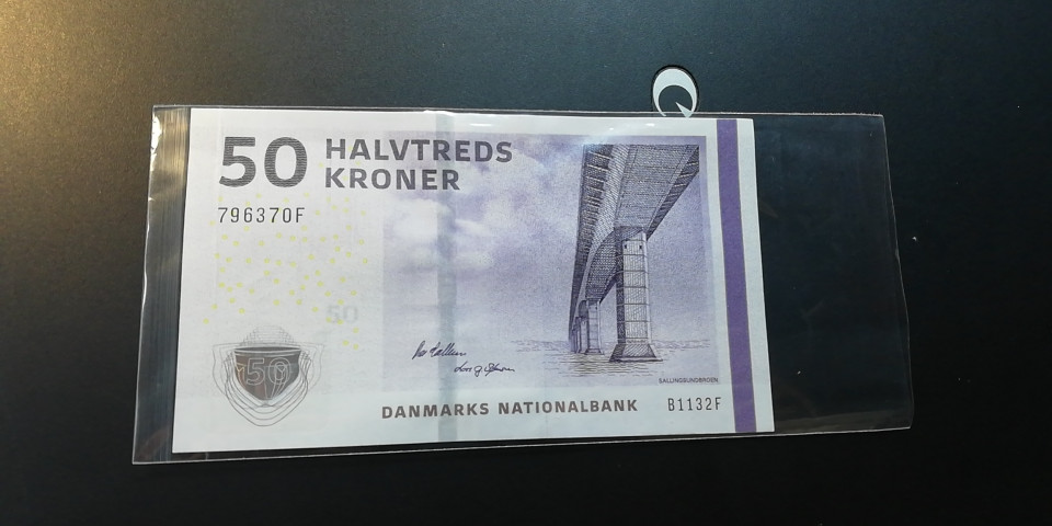 【YSculture】世界纸币 精选拍卖.第12期--各国钱币 全新  丹麦 50元 