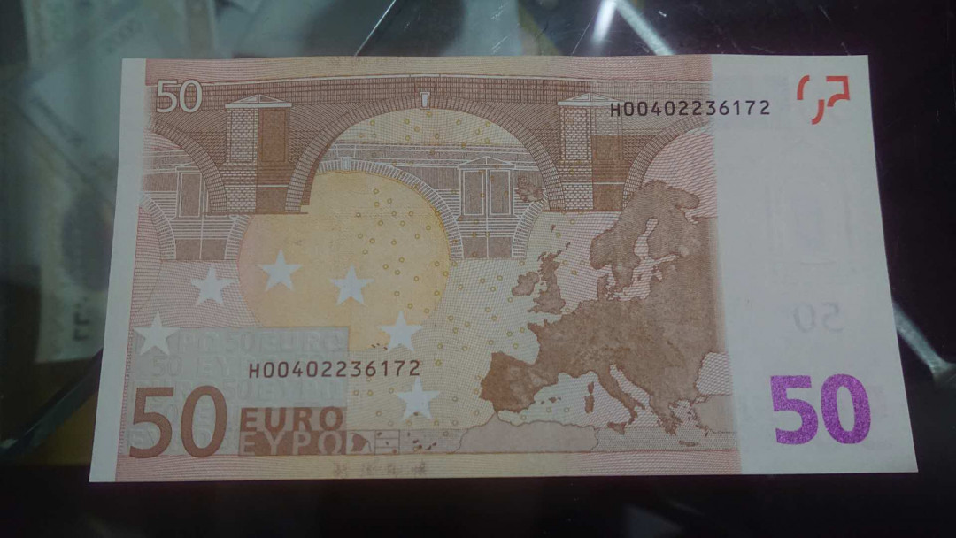 【囧羊收藏】精选微拍第八场 世界钱币共舞 稀少 2002年斯洛文尼亚版50欧元 三签 全新绝品 非常罕见国家