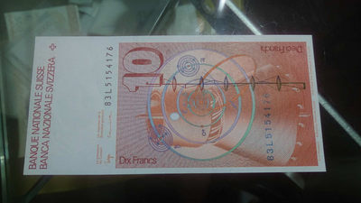 【囧羊收藏】精选微拍第八场 世界钱币共舞 1983年瑞士10法郎 全新UNC绝品