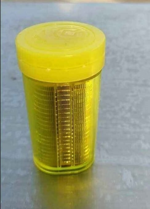 【买狮骑】微拍第五期，欢迎参拍！ 泰山币一卷(20枚)，原桶未拆，收藏珍品，寓意国泰民安，稳如泰山。异形币的龙头品种，武夷山币准备上市，泰山币必迎新一轮行情！