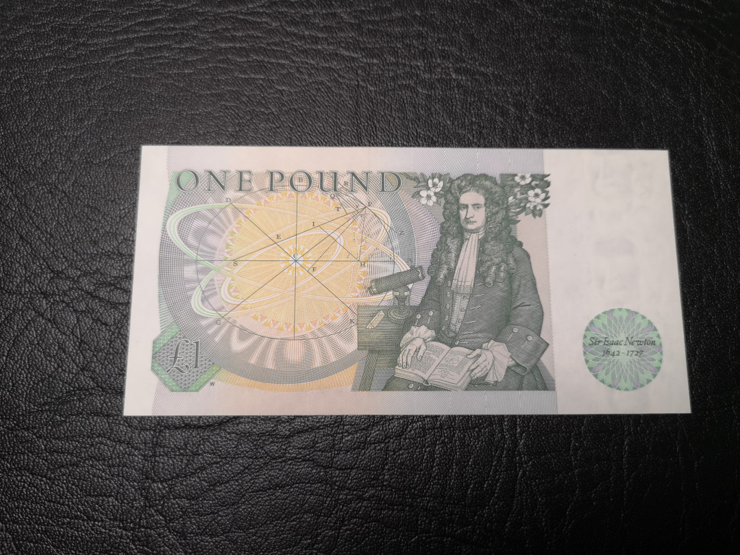 《外钞收藏家》第九十三期拍卖 英国D序列1镑  全新UNC