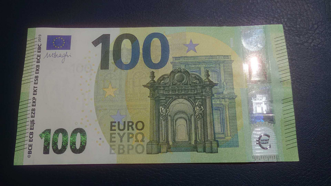 【囧羊收藏】精选微拍第八场 世界钱币共舞 2019年100欧元 全程无4双豹子号999333 全新UNC