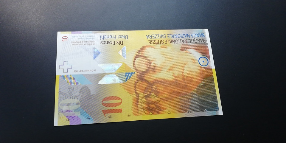 【YSculture】世界纸币 精选拍卖.第12期--各国钱币 全新 瑞士 新版  头版 10法郎