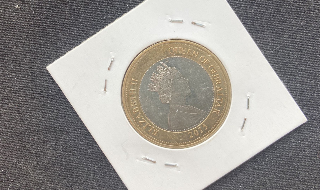 【币观天下】第131期钱币拍卖～ 【直布罗陀】2015年海豚双色币