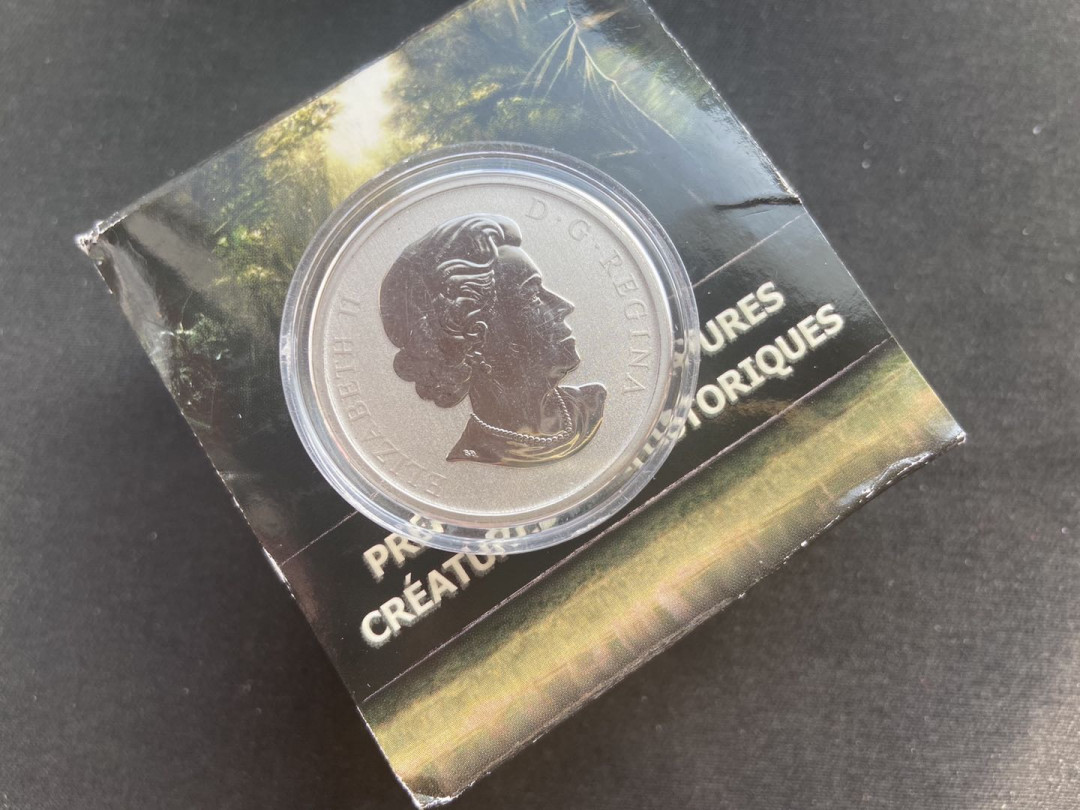 【币观天下】第131期钱币拍卖～ 【加拿大】2012夜光恐龙系列 厚鼻龙第一枚