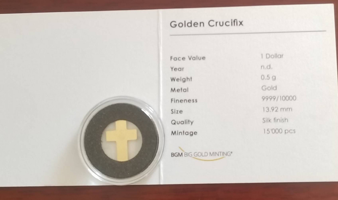 【币观天下】第131期钱币拍卖～ 帕劳十字架小金币